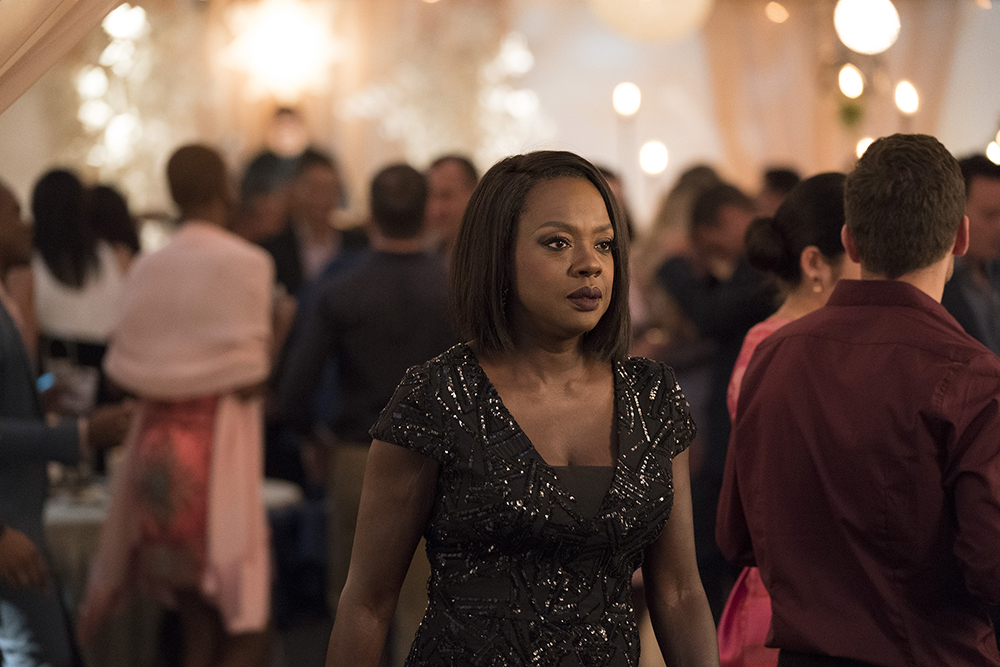 HOW TO GET AWAY WITH MURDER - "Your Funeral" - In the season five premiere episode, "Your Funeral," Annalise selects students for her new legal clinic at Middleton and juggles job offers from competing firms, all while the Keating 4 attempt to move on from last semester's turmoil. And in a startling flash-forward, a new mystery is introduced and it shakes things up for everyone on "How to Get Away with Murder," THURSDAY, SEPT. 27 (10:00-11:00 p.m. EDT), on The ABC Television Network. (ABC/Mitch Haaseth)
VIOLA DAVIS