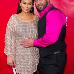 Jenni "JWoww" Farley, left, and Roger Mathews attend WE tv's "Marriage Boot Camp: Reality Stars" party in New York. On, Farley gave birth to her first child. MTV officials say Meilani Alexandra Mathews _ who weighed 7 pounds, 13 ounces _ was born at 12:49 p.m. Sunday. A representative for Farley said both mother and daughter are doing well. The child's father is Farley's fiance, Roger Mathews
People JWoww, New York, USA - 13 Jul 2014