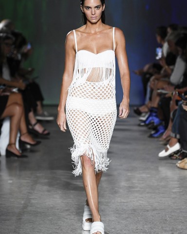 Kendall Jenner on the catwalk
Proenza Schouler show, Runway, Spring Summer 2023, New York Fashion Week, USA - 09 Sep 2022