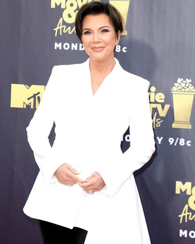 Kris Jenner
MTV Movie & TV Awards, Arrivals, Los Angeles, USA - 16 Jun 2018