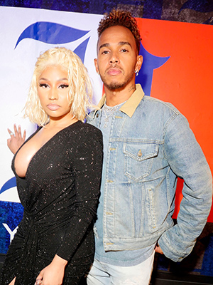 Nicki Minaj Lewis Hamilton