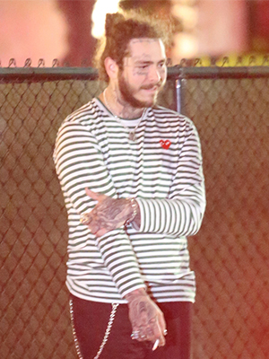 post malone car crash