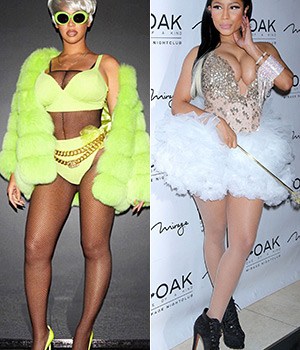 rihanna nicki minaj beyonce halloween costumes