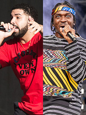Drake reacts Pusha T baby leak