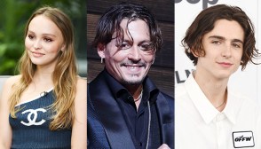 Lily-Rose Depp, Johnny Depp, Timothee Chalamet