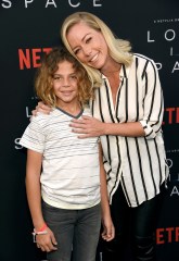 Kendra Wilkinson, Hank Baskett IV. Kendra Wilkinson, right, and her son Hank Baskett IV arrive at the Los Angeles premiere of "Lost in Space" at the ArcLight Cinerama Dome on
LA Premiere of "Lost in Space", Los Angeles, USA - 09 Apr 2018