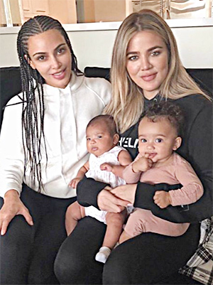 kim kardashian khloe kardashian true thompson chicago west