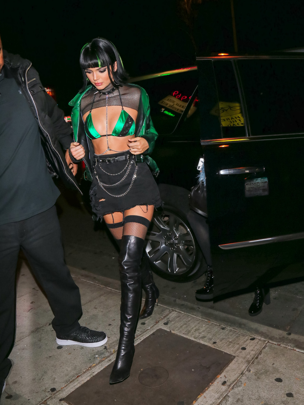 Kendall Jenner outside Poppy Nightclub in West Hollywood