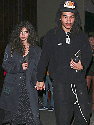 Luka Sabbat holds hands woman