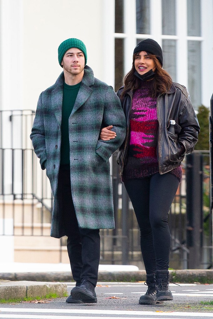 Nick Jonas & Priyanka Chopra In London