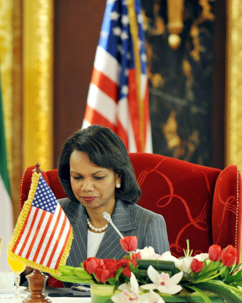 Bahrain Usa Condoleeza Rice - Apr 2008