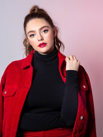 'Legacies' star Danielle Rose Russell stops by HollywoodLife's photo studio in New York City