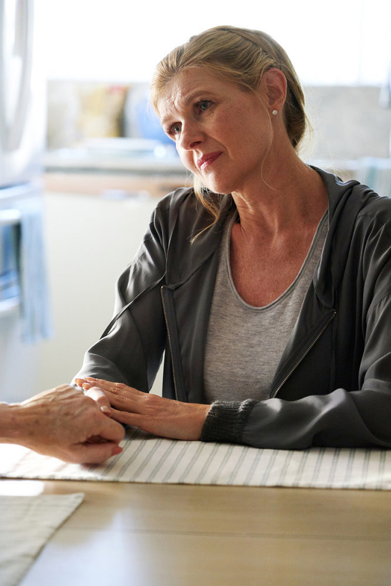 DIRTY JOHN -- "Shrapnel" Episode 104 -- Pictured: Connie Britton as Debra Newell -- (Photo by: Michael Becker/Bravo)