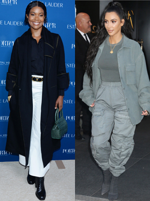 Gabrielle Union And Kim Kardashian