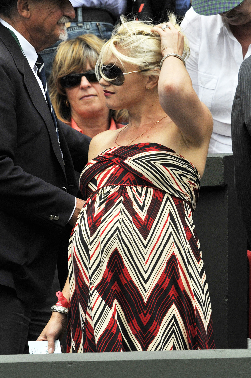 Pregnant Gwen Stefani
Wimbledon Tennis Championships, London, Britain  - 06 Jul 2008