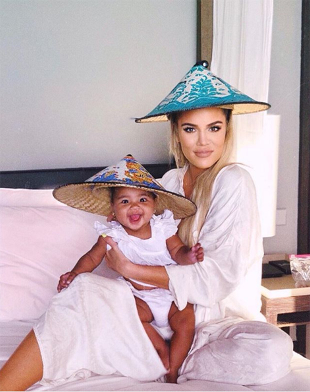 Khloe Kardashian & True Thompson Hats