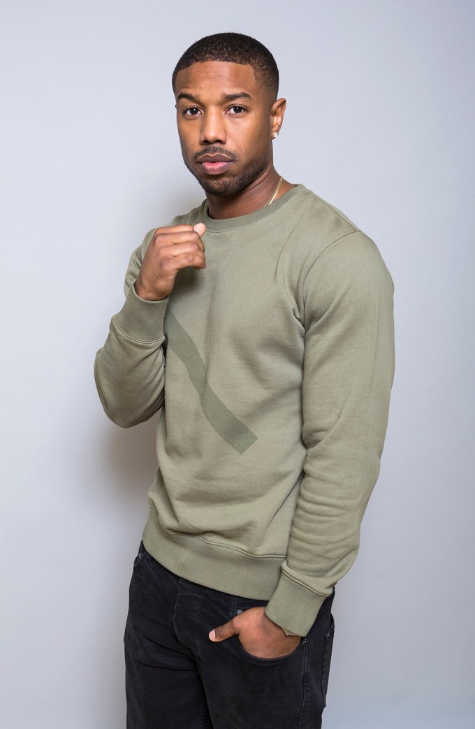 Michael B. Jordan Posing