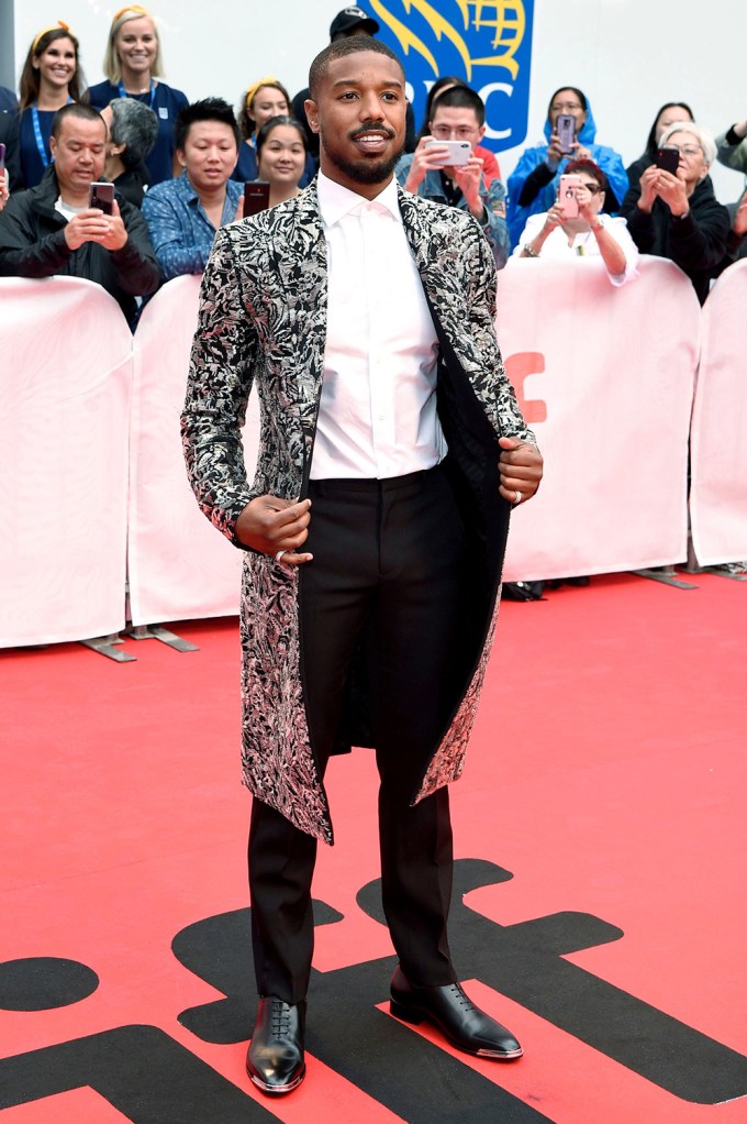 Michael B. Jordan at the Premiere of ‘Just Mercy’