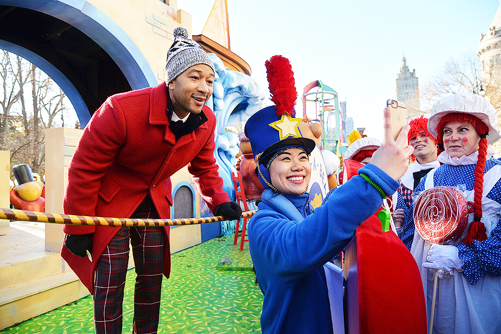 John Legend
Macy's Thanksgiving Day Parade, New York, USA - 22 Nov 2018