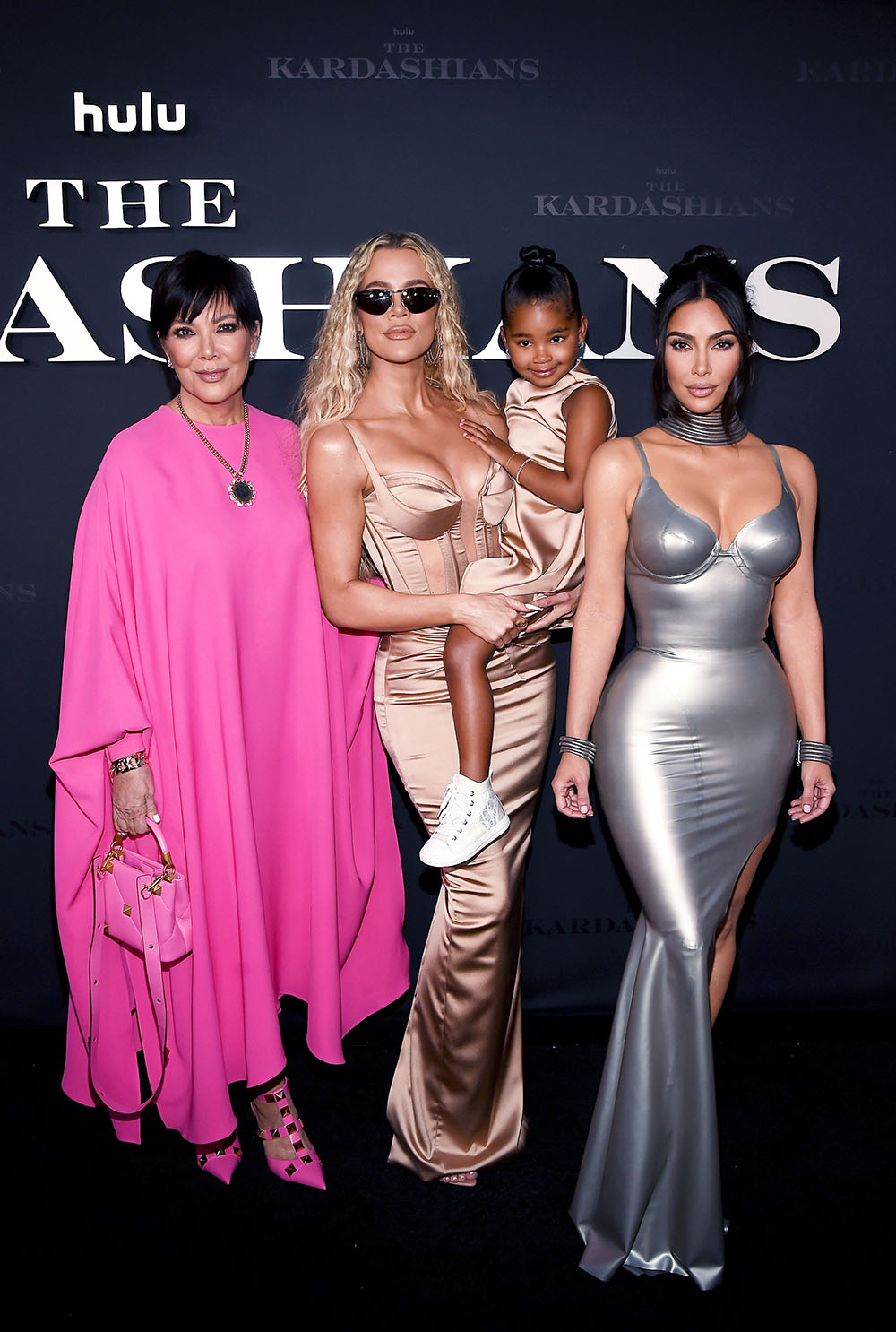 Kris Jenner, Ben Winston, Khloe Kardashian, True Thompson, Kim Kardashian'The Kardashians' TV Show premiere, Los Angeles, Califrnia, USA - 07 Apr 2022