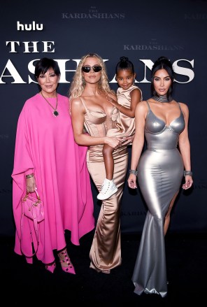 Kris Jenner, Ben Winston, Khloe Kardashian, True Thompson, Kim Kardashian'The Kardashians' TV Show premiere, Los Angeles, Califrnia, USA - 07 Apr 2022