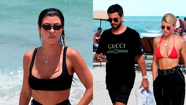 Kourtney Kardashian Sofia Richie Scott Disick Vacation