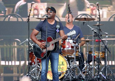 Darius Rucker with Hootie & the Blowfish perform during the Jason Aldean: High Noon Neon Tour 2018 at SunTrust Park, in AtlantaJason Aldean: High Noon Neon Tour 2018 - , Atlanta, USA - 21 Jul 2018