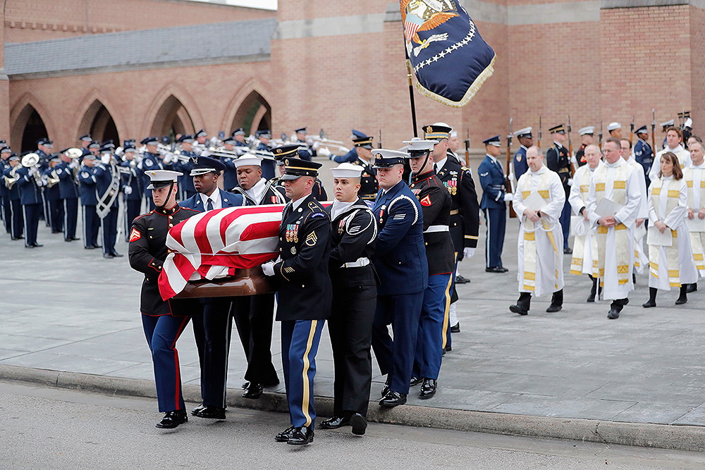 George HW Bush, Houston, USA - 06 Dec 2018