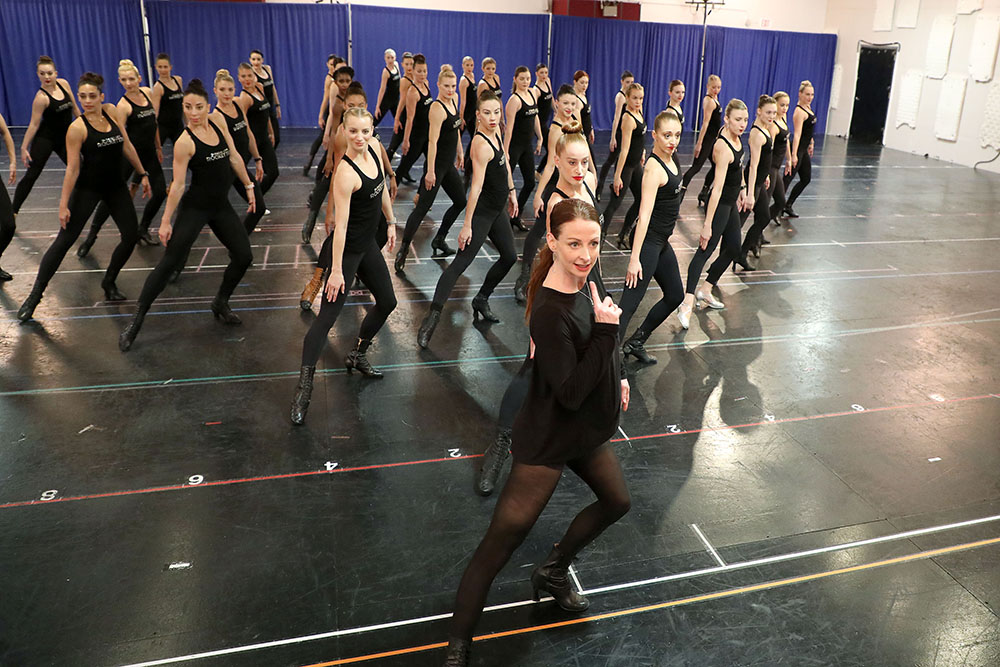 - New York, NY - 10/11/18 - The Radio City Rockettes Kick Off the 2018 Christmas Spectacular Season with Sneak Peek of Rehearsals for the Brand-New Finale Scene. The Christmas Spectacular Starring the Radio City Rockettes will run from November 9 - January 1, 2019 at Radio City Music Hall. The new finale scene, "Christmas Lights," will be a stunning example of innovation blended with tradition.


-Pictured: The Radio City Rockettes  (Rehearsals)
-Photo by: Marion Curtis/Starpix for The Radio City Rockettes
-Location: Rehearsal Space – St. Paul the Apostle Church