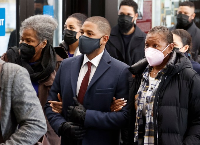 Jussie Smollett Arrives For Sentencing