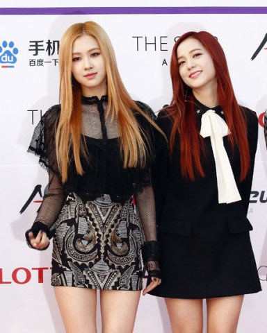 South Korean Girl Group 'Blackpink' Members Pose As They Arrive For the Asia Artist Awards 2016 at the Kyunghee University in Seoul South Korea 16 November 2016 Korea, Republic of Seoul
South Korea Cinema Asia Artist Award - Nov 2016
South Korean girl group 'BLACKPINK'  members pose as they arrive for the Asia Artist Awards 2016 at the Kyunghee University in Seoul, South Korea, 16 November 2016.