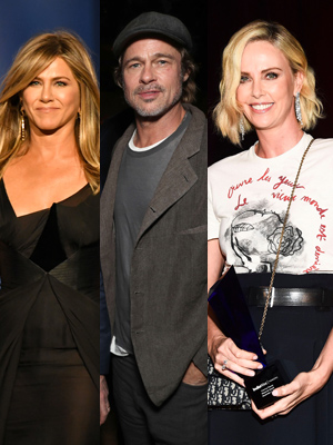 Jennifer Aniston Brad Pitt Charlize Theron