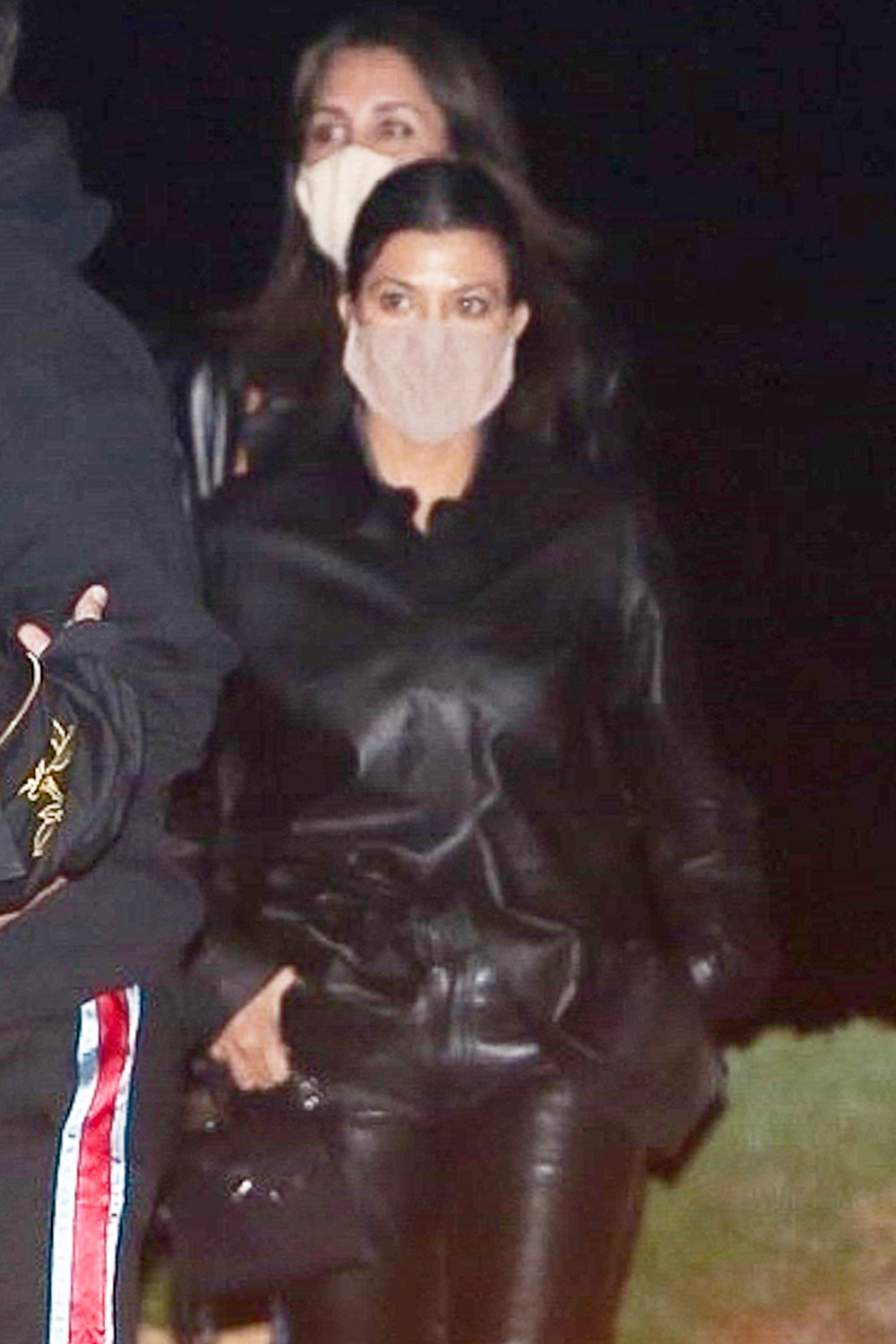 Malibu, CA  - Kourtney Kardashian rocks an all black leather look as she exits Nobu after dinner with her friends.Pictured: Kourtney KardashianBACKGRID USA 22 JULY 2020 BYLINE MUST READ: Roger / BACKGRIDUSA: +1 310 798 9111 / usasales@backgrid.comUK: +44 208 344 2007 / uksales@backgrid.com*UK Clients - Pictures Containing ChildrenPlease Pixelate Face Prior To Publication*