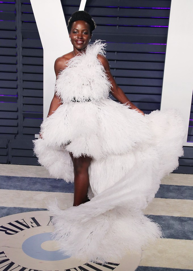 Lupita at the 2019 Vanity Fair Oscars Party