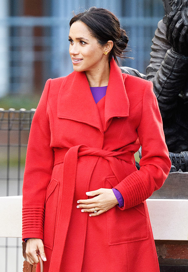 meghan markle purple dress