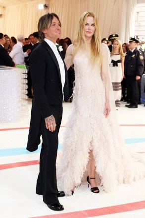 Keith Urban (L) and Nicole Kidman (R) arrive on the carpet for the 2023 Met Gala, the annual benefit for the Metropolitan Museum of Art's Costume Institute, in New York, New York, USA, 01 May 2023. The theme of this year's event is the Met Costume Institute's exhibition, 'Karl Lagerfeld: A Line of Beauty.'
2023 Met Gala at the Metropolitan Museum of Art, New York, USA - 01 May 2023