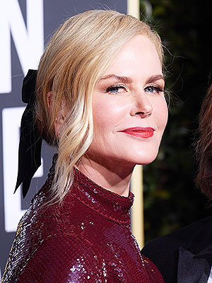 nicole kidman makeup golden globes