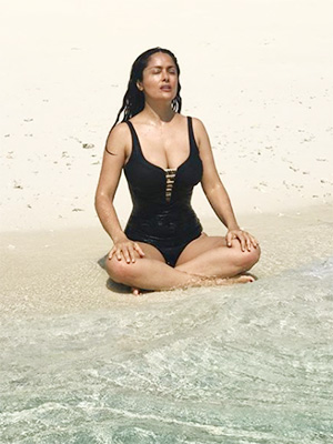 Salma Hayek swimsuit