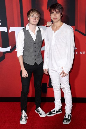 Colby Brock and Sam Golbach
'Doctor Sleep' film premiere, Arrivals, Regency Village Theatre, Los Angeles, USA - 29 Oct 2019