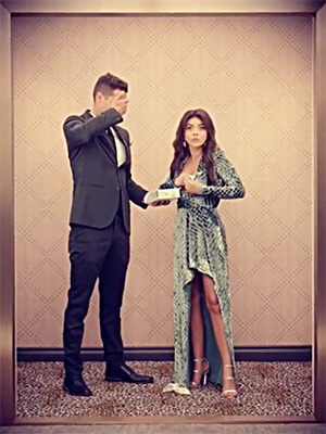 Sarah Hyland And Wells Adams