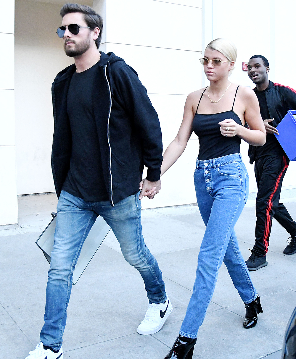 Sofia Richie and Scott Disick out and about, Los Angeles, USA - 13 Dec 2017