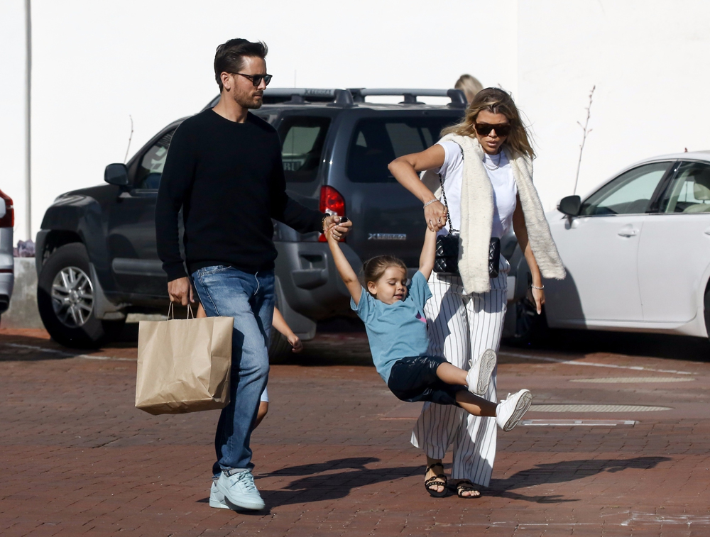 *EXCLUSIVE* Scott Disick, Sofia Richie, and Scott's kids make a joyous bunch!