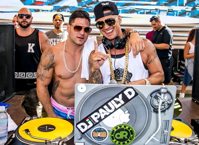 Ronnie Ortiz-Magro with Pauly D