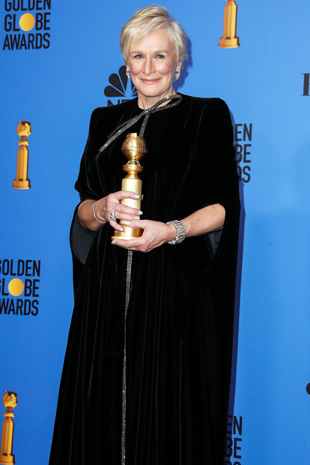 BEVERLY HILLS, LOS ANGELES, CA, USA - JANUARY 06: Actress/singer Lady Gaga (Stefani Joanne Angelina Germanotta) wearing a Valentino gown, Giuseppe Zanotti shoes and Tiffany and Co jewelry poses in the press room at the 76th Annual Golden Globe Awards held at The Beverly Hilton Hotel on January 6, 2019 in Beverly Hills, Los Angeles, California, United States. (Xavier Collin/Image Press Agency)

Pictured: Glenn Close,Lady Gaga,Stefani Joanne Angelina Germanotta
Ref: SPL5053491 060119 NON-EXCLUSIVE
Picture by: Xavier Collin/Image Press Agency/Splash News / SplashNews.com

Splash News and Pictures
USA: +1 310-525-5808
London: +44 (0)20 8126 1009
Berlin: +49 175 3764 166
photodesk@splashnews.com

World Rights