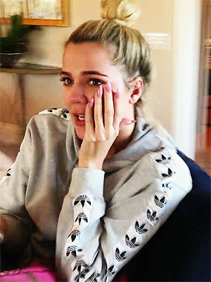 Khloe Kardashian Crying