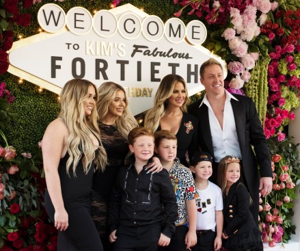 DON'T BE TARDY... -- Pictured: (l-r) Ariana Biermann, Brielle Biermann, Kim Zolciak-Biermann, Kroy Biermann -- (Photo by: Steve Dietl/Bravo)