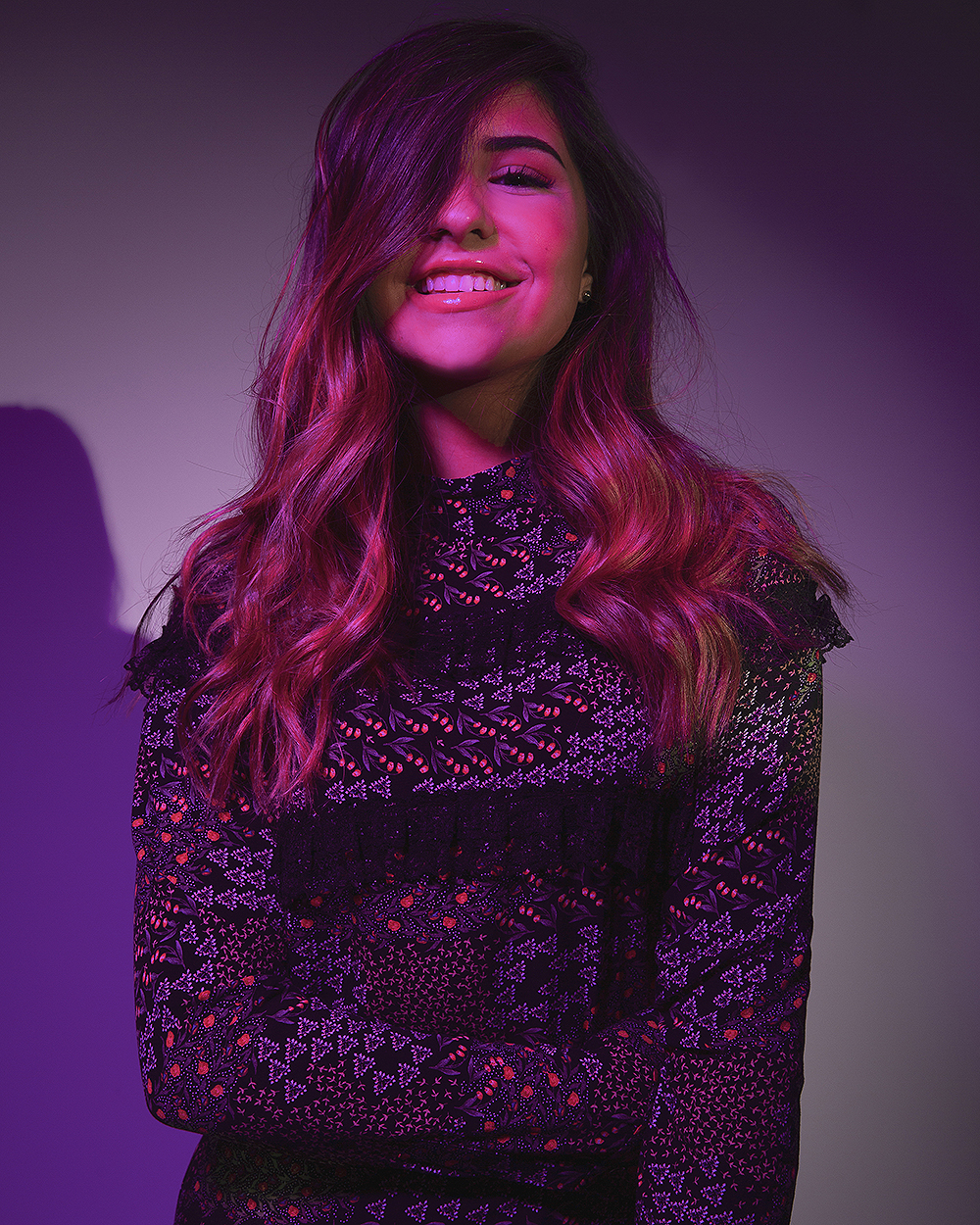 Sunny Malouf stops by the HollywoodLife studios on Jan. 29 2019, to promote her new music video for "One Minute."