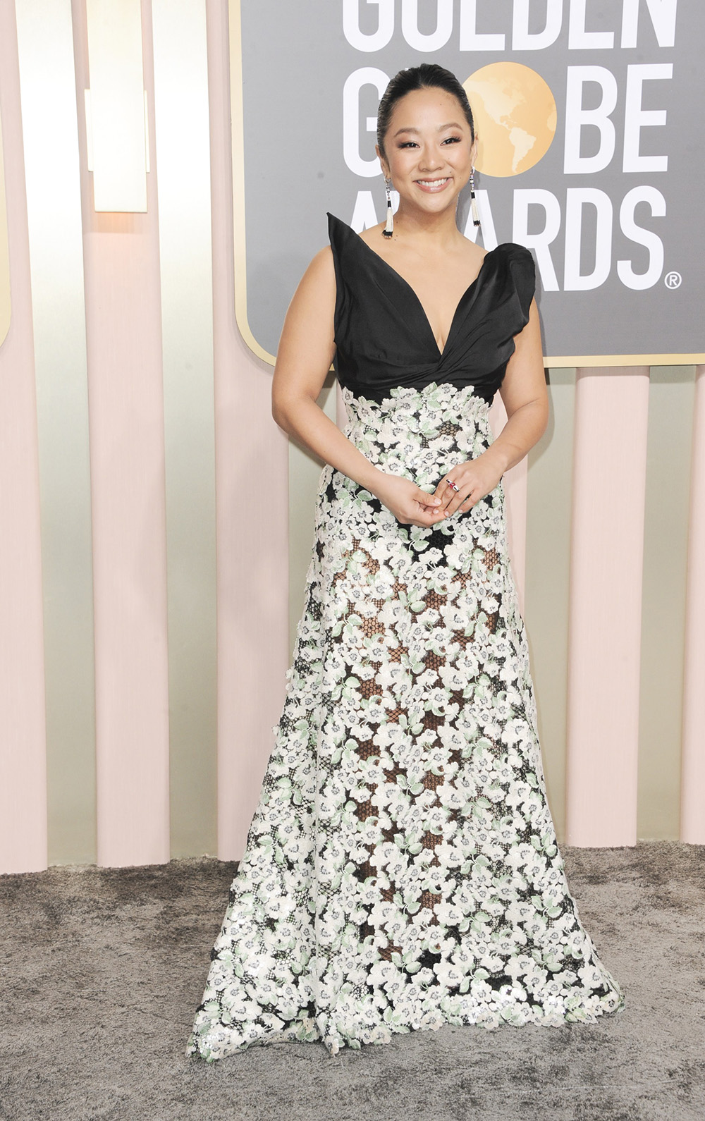 Stephanie Hsu at arrivals for 80th Annual Golden Globe Awards - Arrivals, Beverly Hilton Hotel, Beverly Hills, CA January 10, 2023. Photo By: Elizabeth Goodenough/Everett Collection