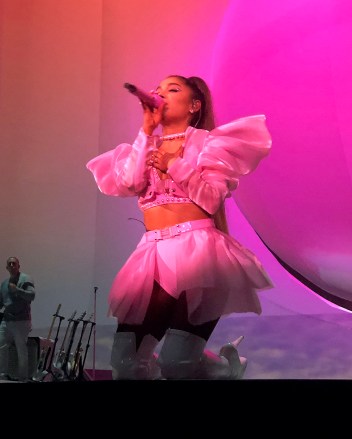 Ariana Grande performs at Albany NY's Times Union Center at the opener of her Sweetener tour on March 18, 2019

Pictured: Ariana Grande
Ref: SPL5073363 180319 NON-EXCLUSIVE
Picture by: SplashNews.com

Splash News and Pictures
Los Angeles: 310-821-2666
New York: 212-619-2666
London: 0207 644 7656
Milan: 02 4399 8577
photodesk@splashnews.com

World Rights