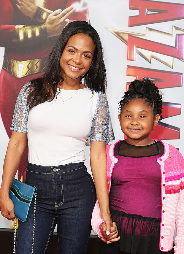 Christina Milian & Violet Madison Nash